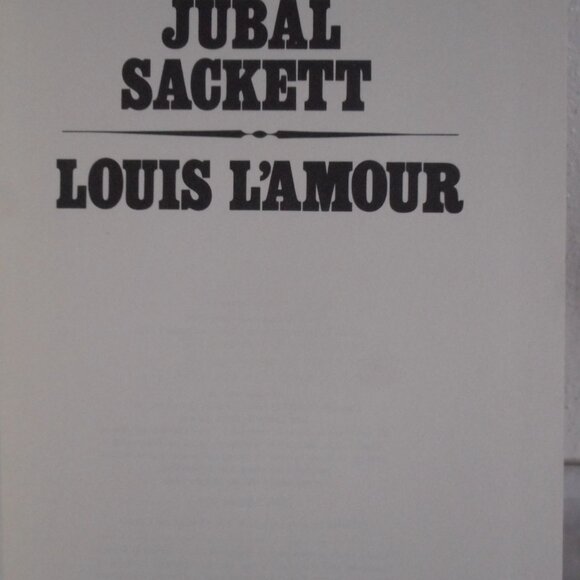 Louis L'Amour Jubal Sackett Leatherette Hardcover Western Book Lamour - Picture 3 of 7